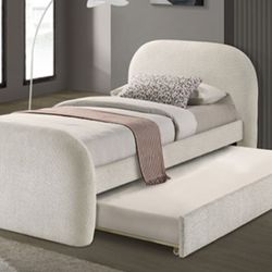 Brand New White Twin Size Bed Frame w Trundle Bed