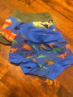 BIG ELEPHANT Baby Swim Diapers 3pcs, Reusable Adjustable Washable Waterproof Swimming Diaper for Boy's and Girl's, 12-24 Months