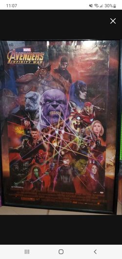 Avengers Poster With Frame