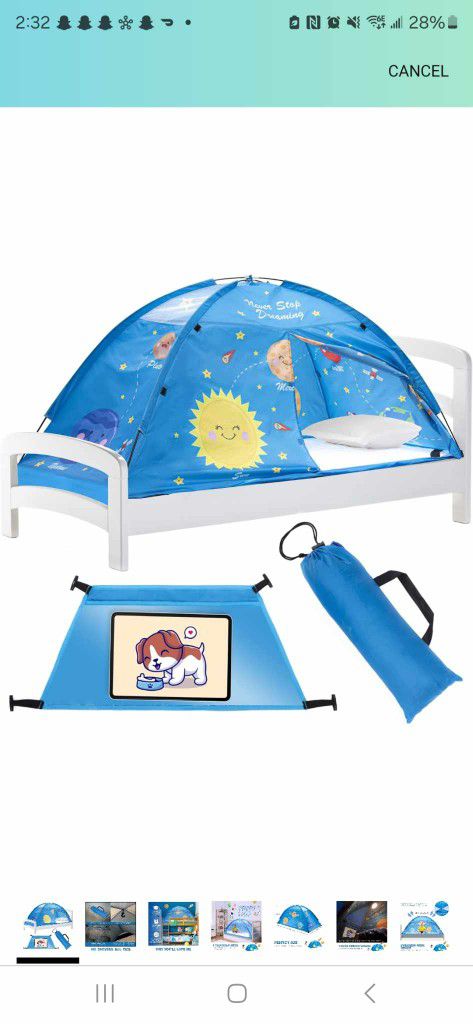 Solar system twins size Bed tent