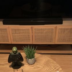 Belmar Woven Rattan Tv Stand 