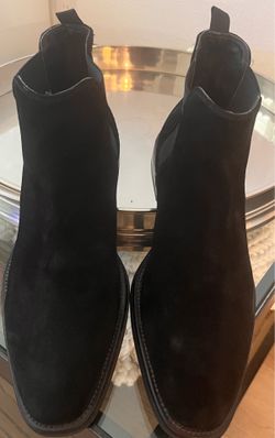 ALDO Black Suede Chelsea Boots