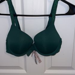 Victoria Secret Green Bling Bra