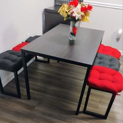 Restaurant Modern Dining Table w/ Bar Seating