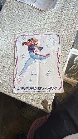 1944 Ice Capades Program Signed 
