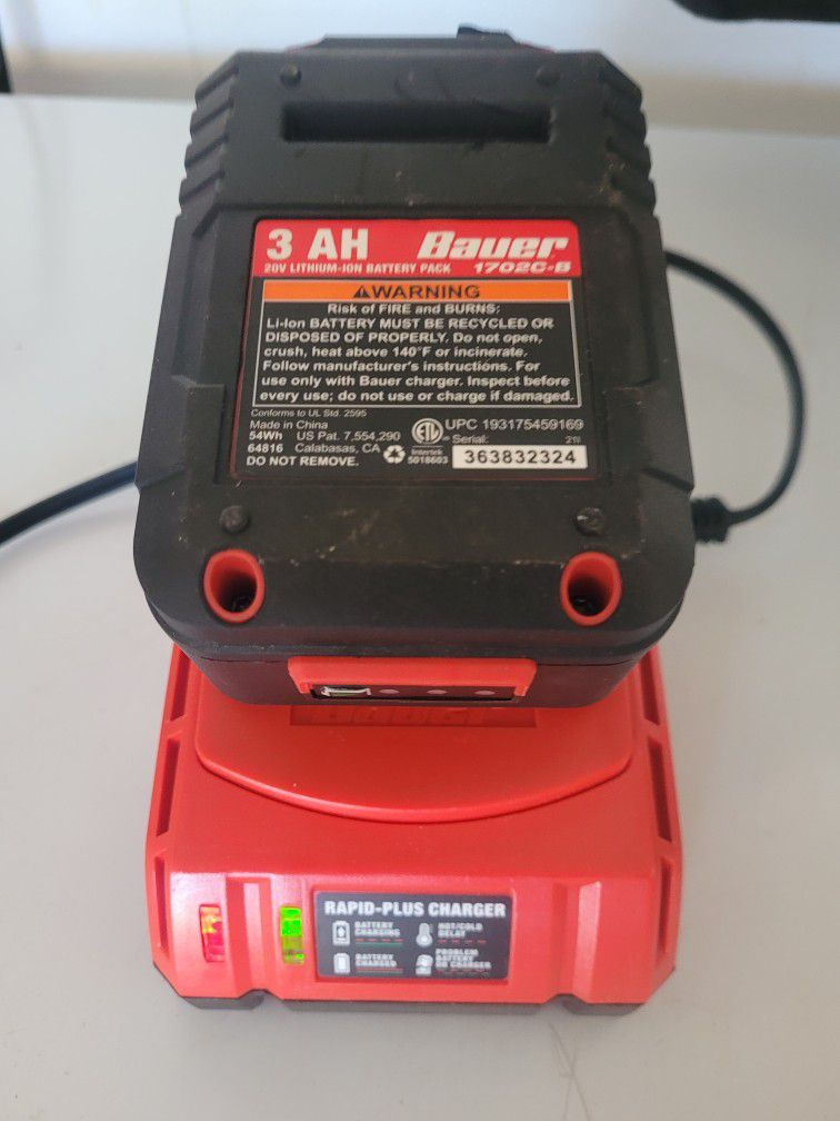 Bauer Battery and Charger

