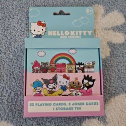 Hello Kitty and Friends, playing cards + storage tin
