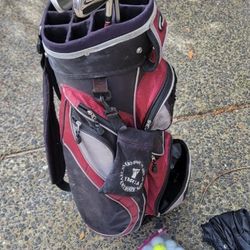 Golf Clubs And Bag