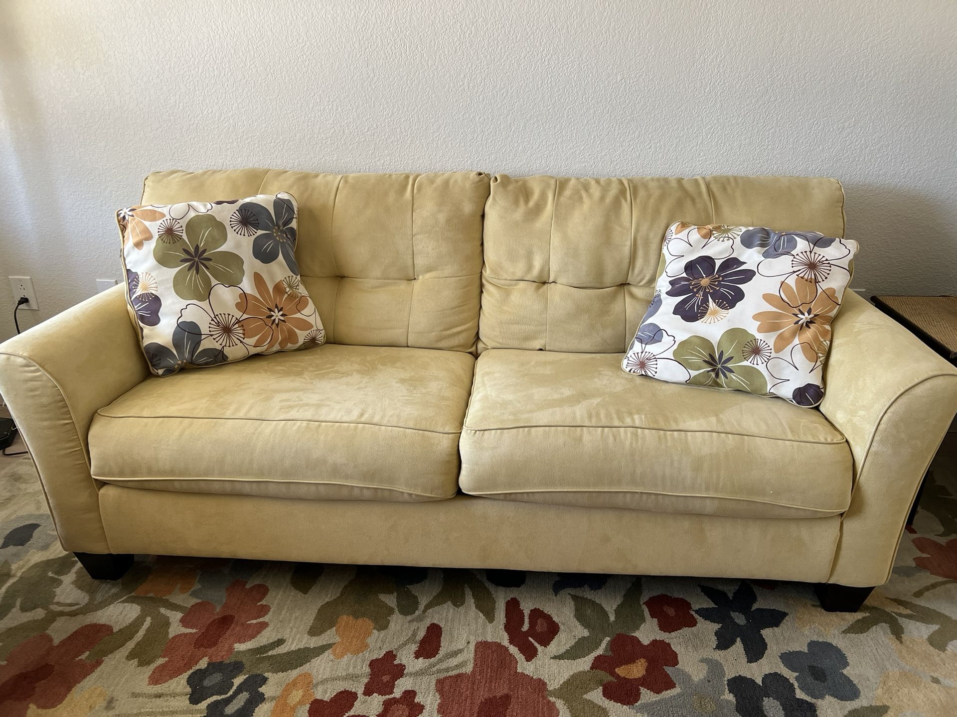 Comfortable corduroy couch.  In great condition and clean.