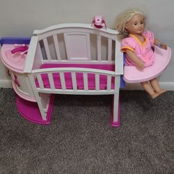 Kitchen Set With Food And Accessories . Crib&Baby Doll