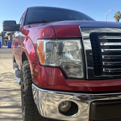Ford F-150 OEM Headlights faros Luces son Originales En Buenas Condiciones 2009-2014