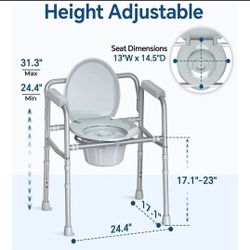 Guardian folding commode