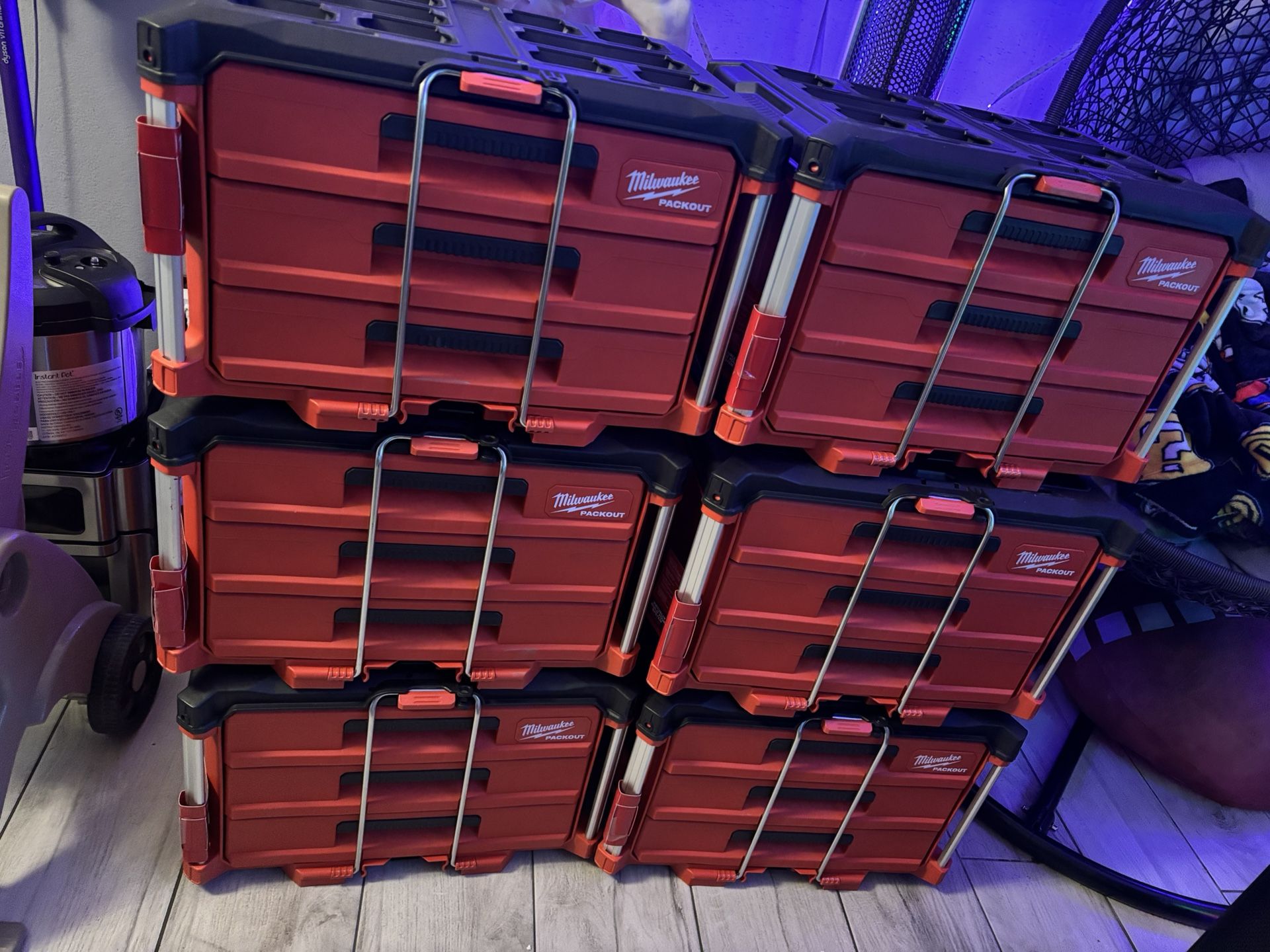 Milwaukee PACKOUT 22 in. Modular 3-Drawer Tool Box with Metal Reinforced Corners