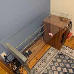 Glass Office Desk 