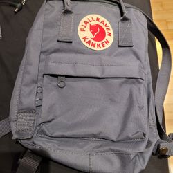 Fjallraven Kanken Mini Flint Grey Outdoor Classic Backpack Bag Stain NWOT