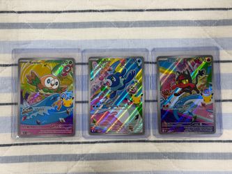 Alola Gen 7 Starters First Partner Illustration Collection Promos Pokemon 1