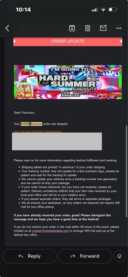HARD Summer 2026 2-Day GA wristband.