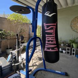 Boxing Bag and Stand w/ Additional Bag