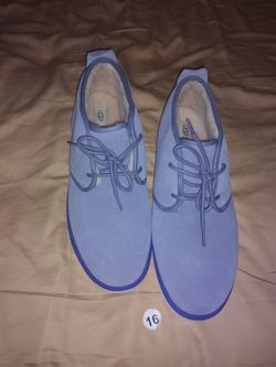 Brand New MEN'S, SIZE 16 UGGS Shoes... Shades of blue