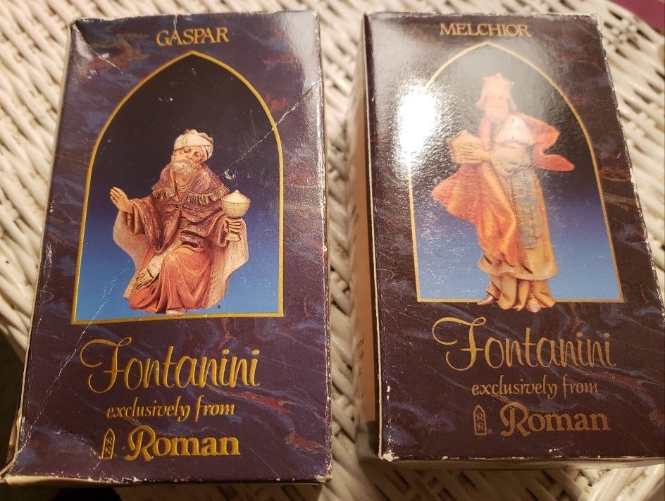 NATIVITY Fontanini Depose 1992 wisemen Original - in original packaging and boxes