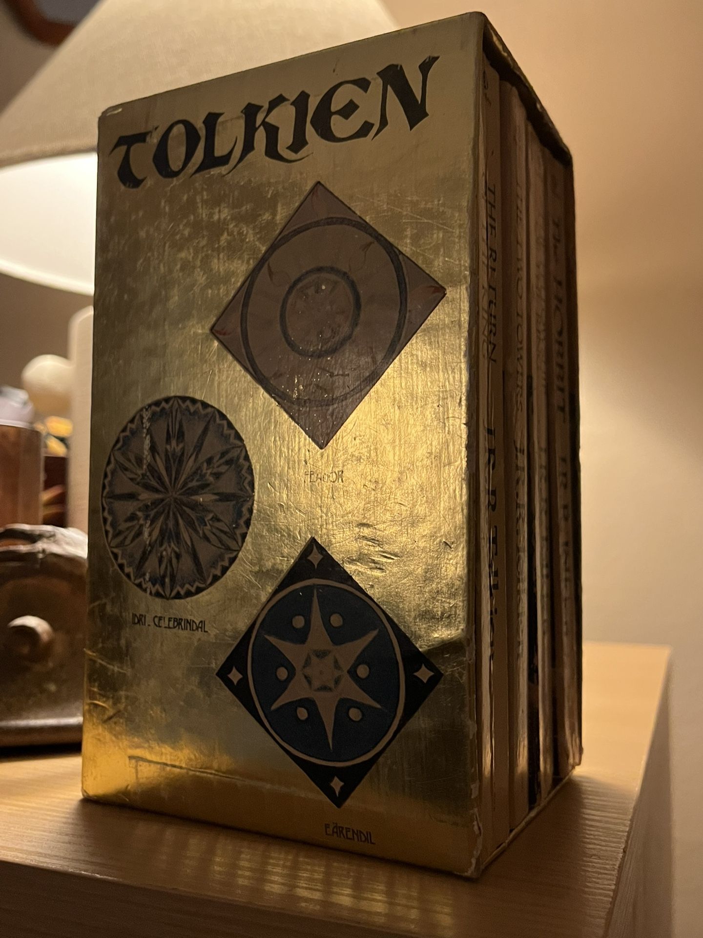 Golden Vintage (1973) Lord of The Rings Full Book Set