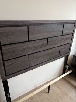 Queen Bed Frame & Night Stand