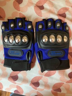 Moto Sport Fingerless Motorcycle Gloves