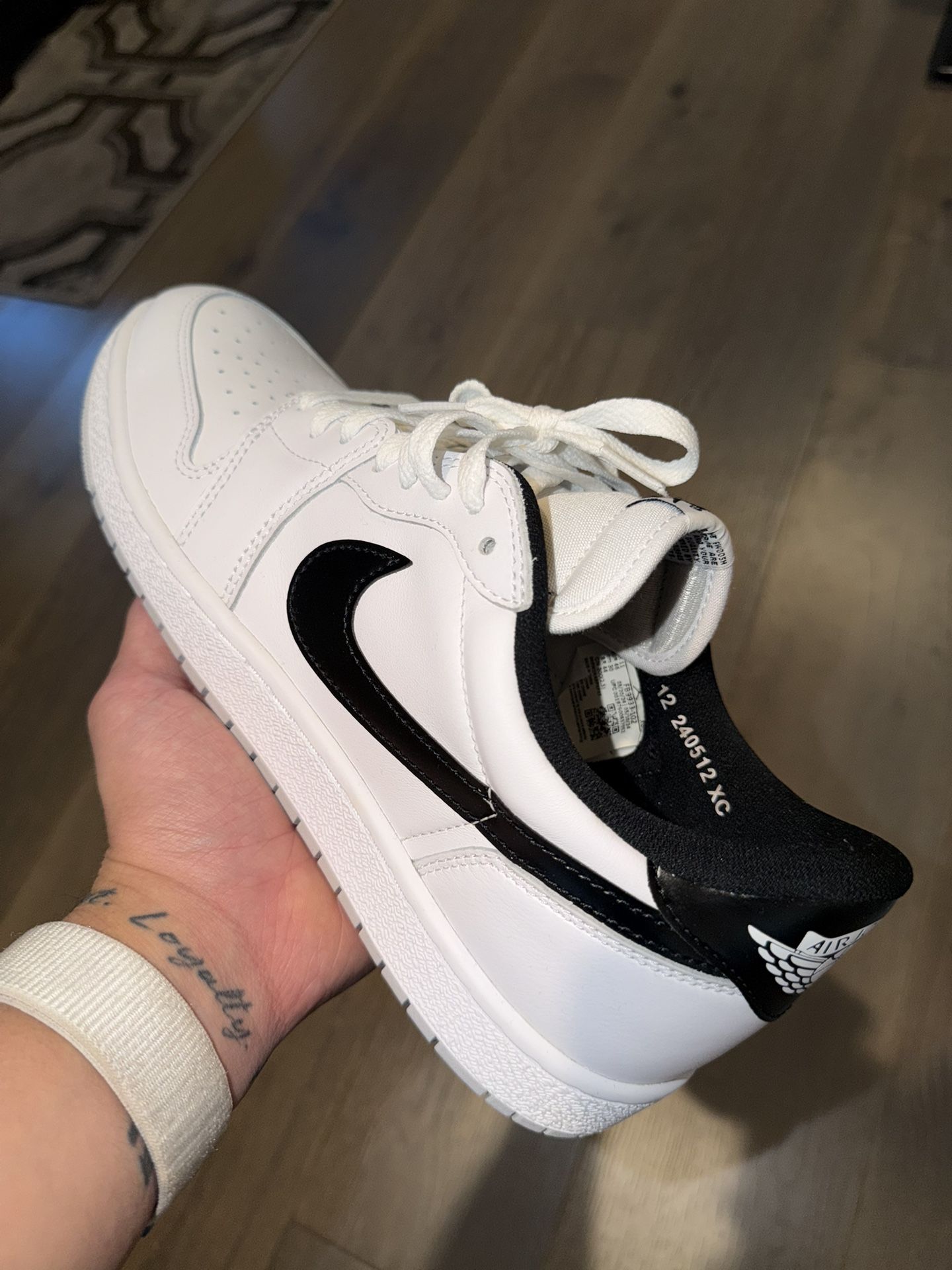 Brand New Jordan 1 Low 85 Metallic Black Size 12