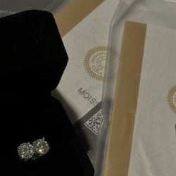 MOISSANITE EARRINGS 