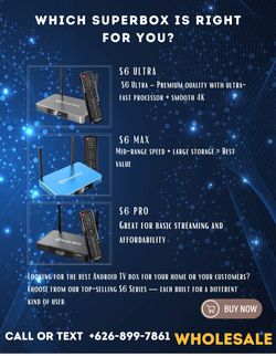 SuperBox S6 Ultra💥Max 💥Pro 💥⚡⚡⚡⚡Ultimate TV Solution 💎
