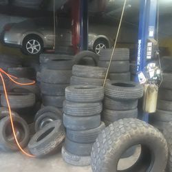 Used tires $40 MOUNT AND BALANCE INCLUDED