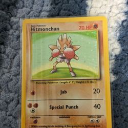 Pokémon Hitmonchan Holographic