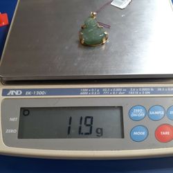 Pendant Buda Jade 14k .11.9 Gr 