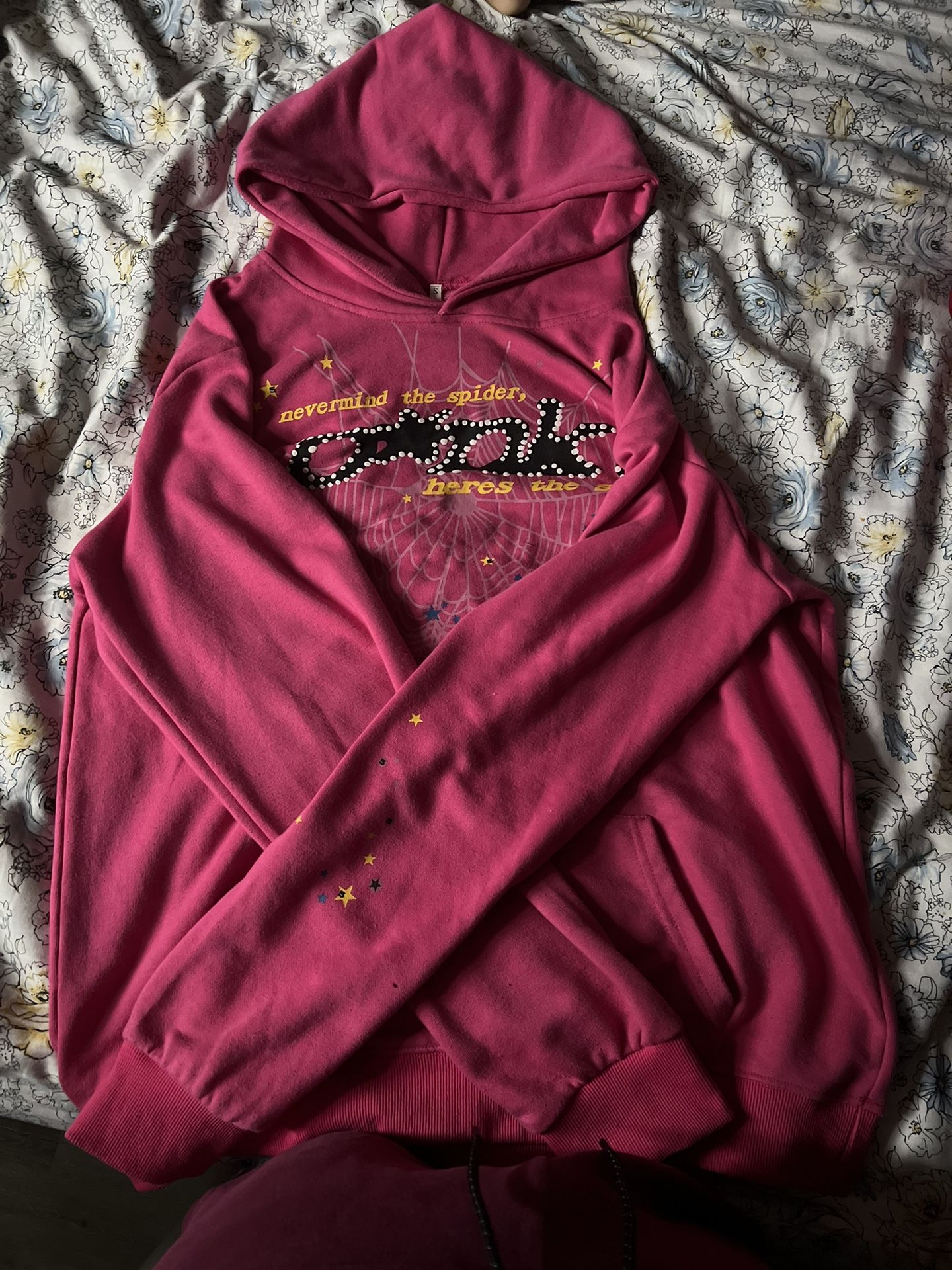 Pink Spider Hoodie