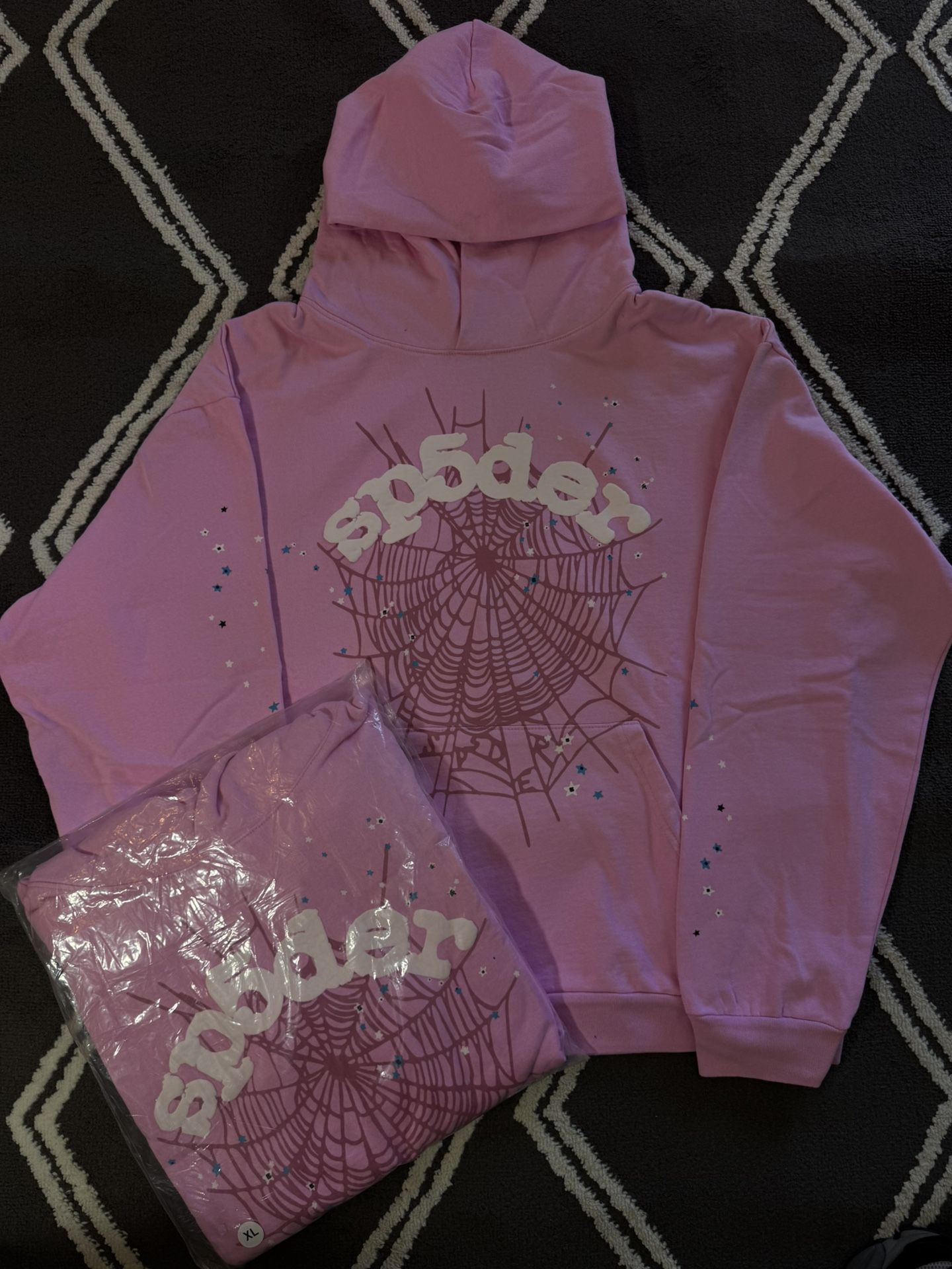 Sp5der Pink Hoodie