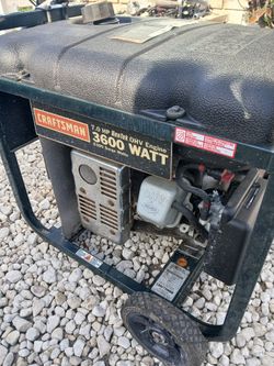 Generator Runs Nice Works Good 3600w