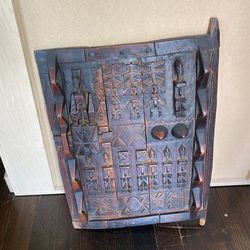 Antique African Dogon Grain Door Mali 