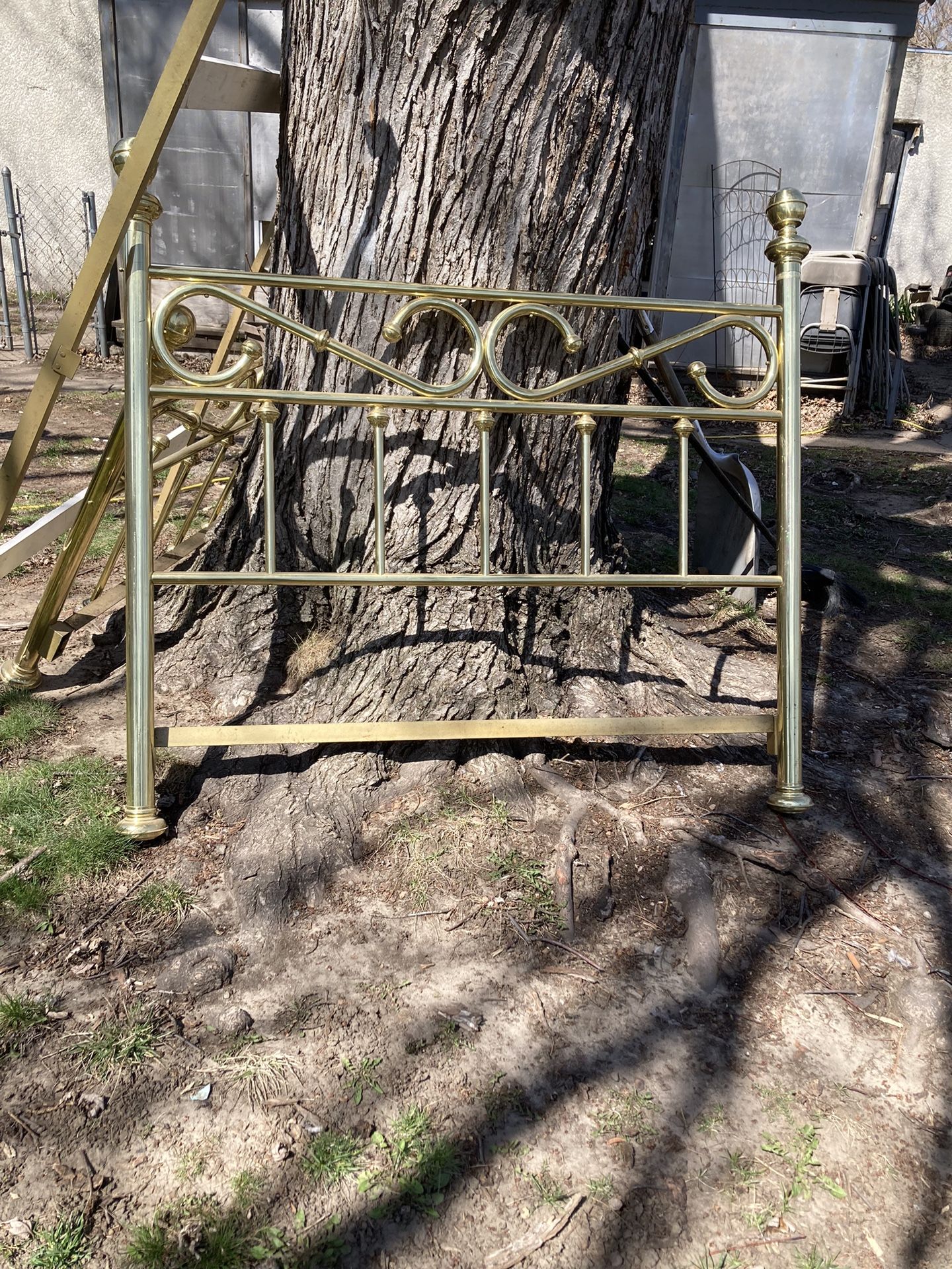 Brass Full Sized Bed Frame 