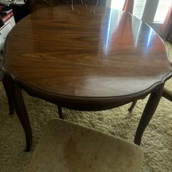 Vintage Dinette Table And China Cabinet 