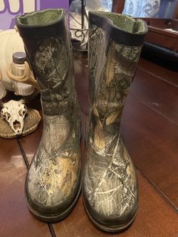 Boys Camo Rainboots