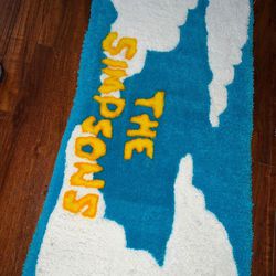 Handmade Tufted The Simpsons Intro Rug