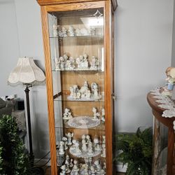 Oak Display Cabinet