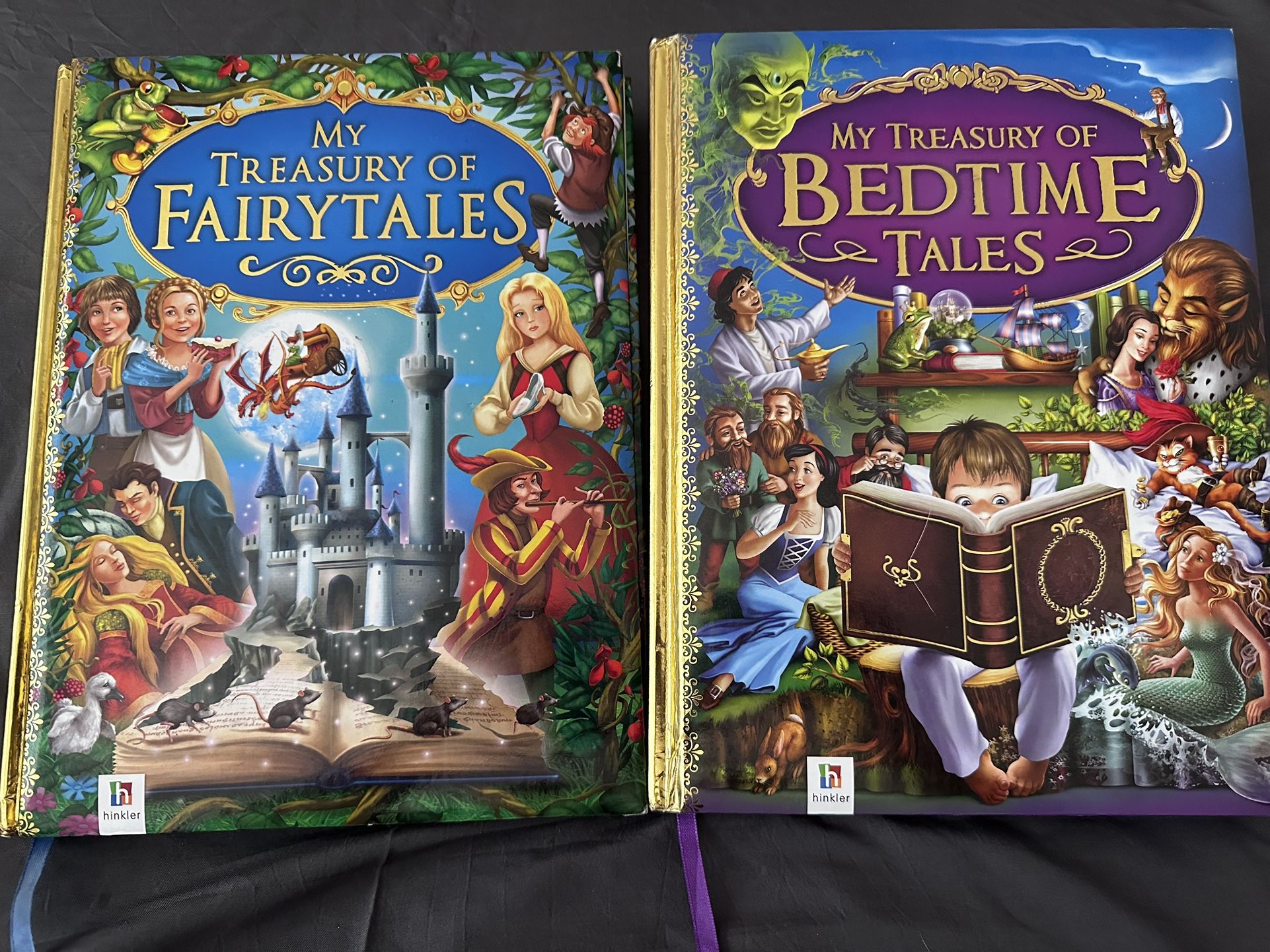 2 Kids Treasury Books - Fairytales & Bedtime Tales