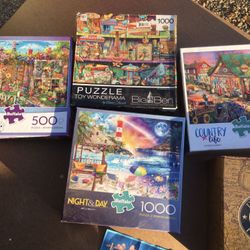 1000-500 pc. Puzzles
