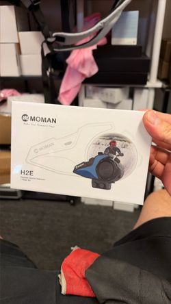 Moman H2E Headset Helmet Intercom 1-Rider Kit