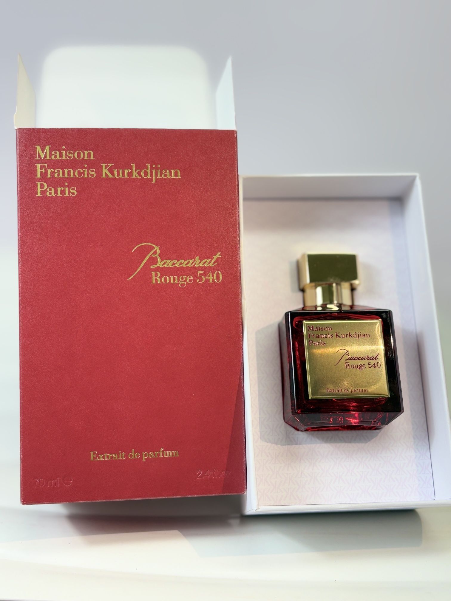 Maison Francis Kurkdjian Baccarat Rouge 540 Perfume 70ml 2.4oz Brand New / Sealed & Authentic