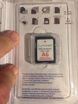 TELENAV I SYNC USA MAPS CARD