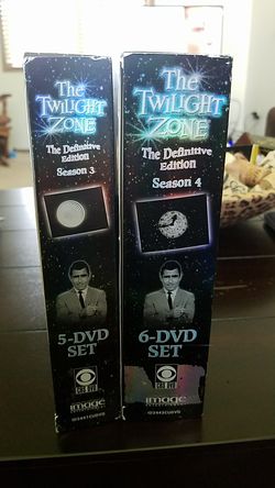 Season 3 and 4 of The Twilight Zone. 5 dvd's in each set.