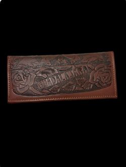 Brown leather wallet