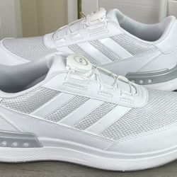 Adidas S2G SL BOA 25 White/Silver Metallic Spikeless Golf Shoes - IH5965 - Women’s Size 10 - New w/Tags